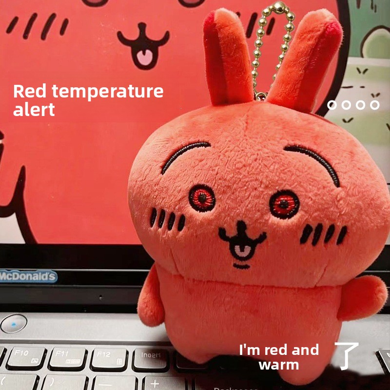 Phone Accessories Charms - jiyi Usagi Red Face Angry Pluche