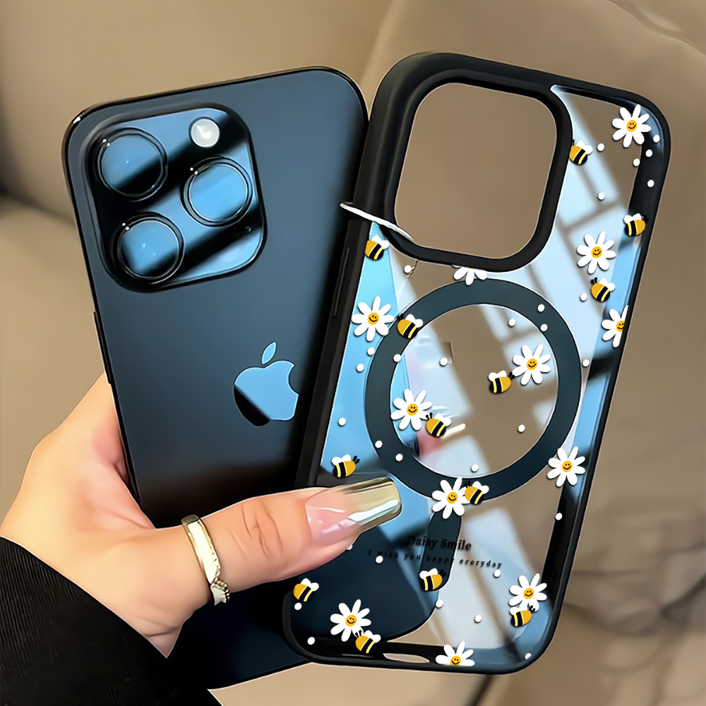 Phone Accessories Iphone - Frisse Daisy Bee Telefoonhoesje voor iPhone