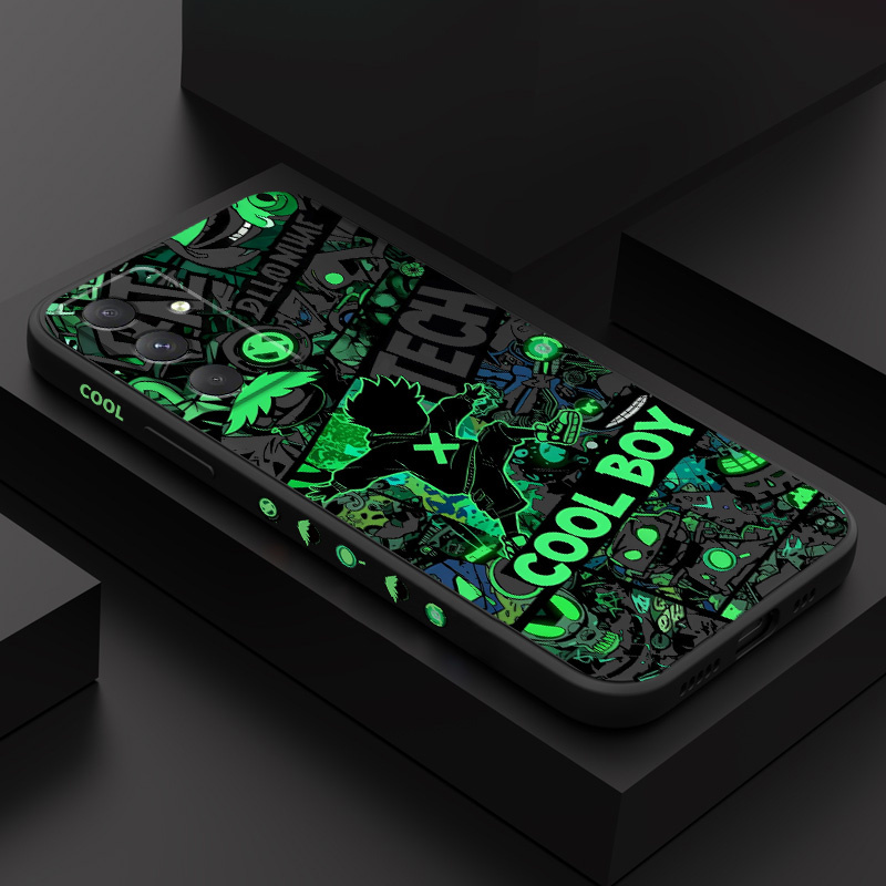 Led Flash Case - Cool Guy Graffiti Telefoon Case Voor