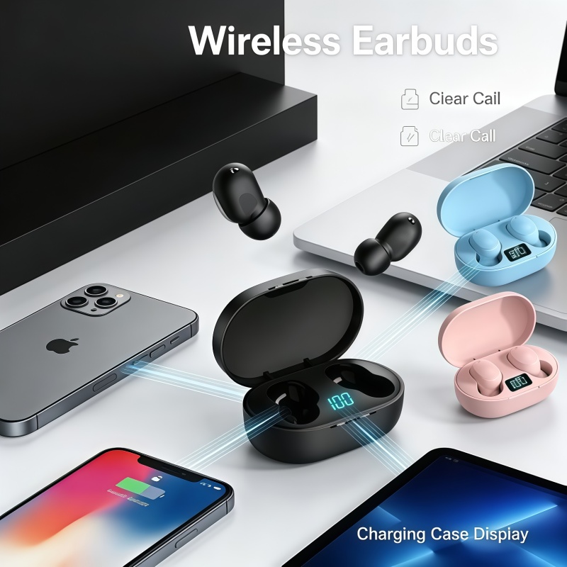 Bluetooth Earphone Tws - 2026 Nieuwe TWS E6S Fone Bluetooth