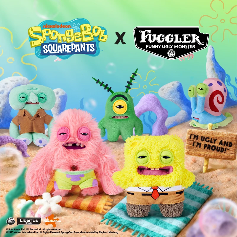 Phone Accessories Charms - Originele Fuggler SpongeBob Patrick sleutelhanger tas