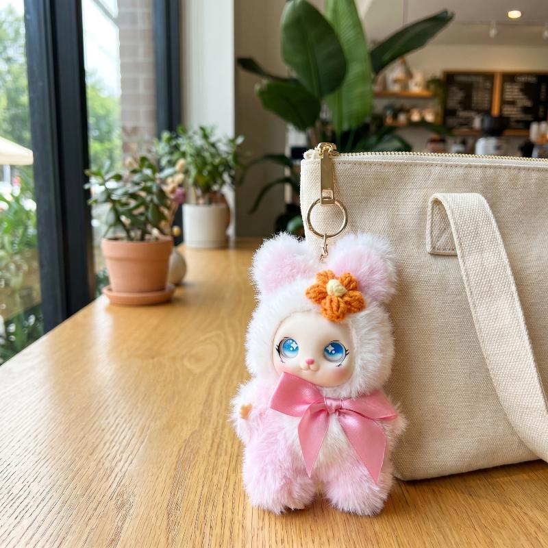 Phone Accessories Charms - Schattige dierenpluche sleutelhanger 15cm Kawaii vinyl