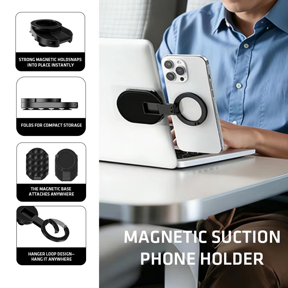 Phone Accessories Magnetic - MA39 Magnetische Opvouwbare Telefoonstandaard Universeel 360°