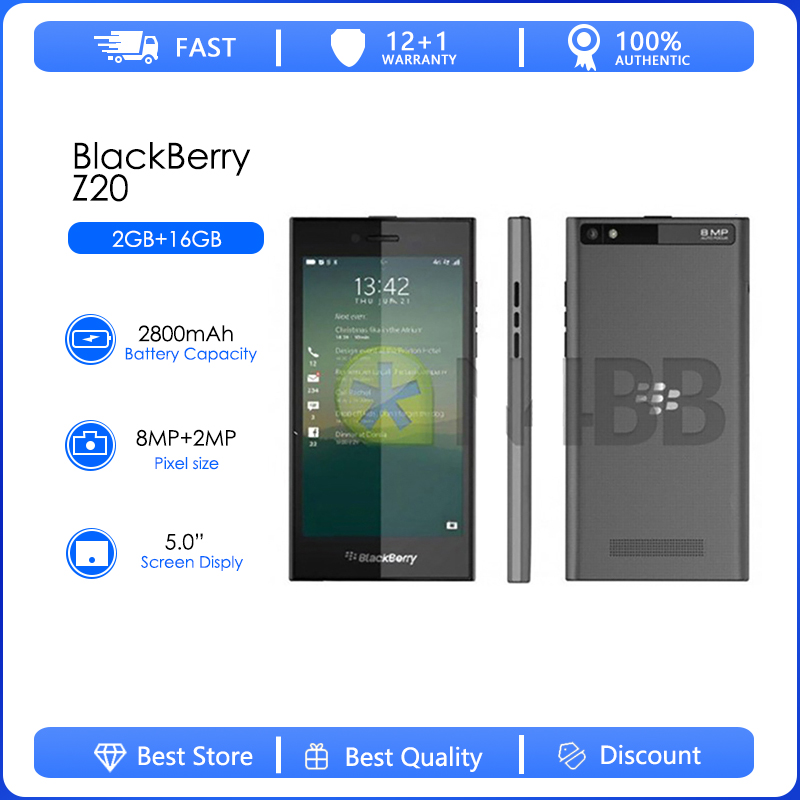 Phone Accessories Display - Blackberry Leap Z20 Refurbished-Originele Dual Core