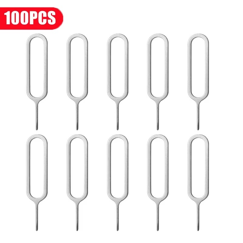 Sim Card Tool - 1-100 STUKS Anti-verlies Simkaart-uitwerptool Open Pin
