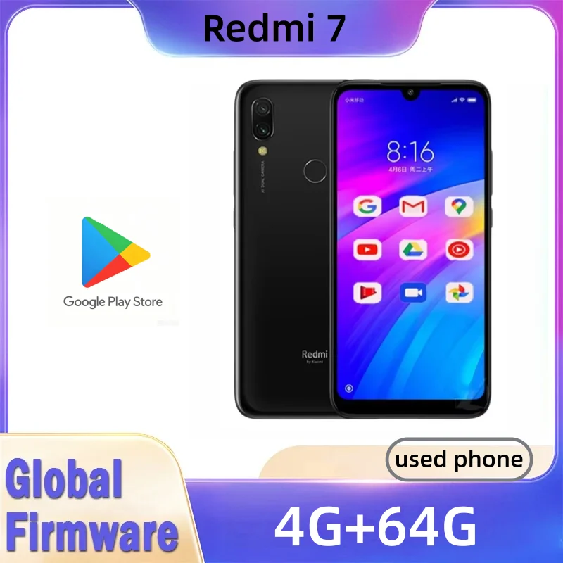 Phone Accessories Display - Xiaomi Redmi 7 Mobiele Telefoon met