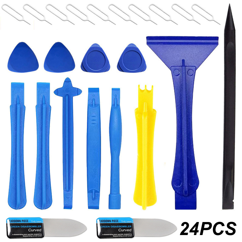 Sim Card Tool - 24 stks/set Plastic Koevoet Blade Gebogen