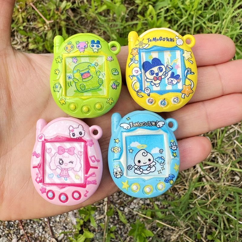 Phone Accessories Beads - Tamagotchi dubbelzijdig bedrukte kralen DIY materialen,