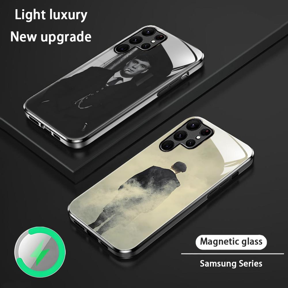 Phone Accessories Magnetic - Peaky Blinders TV-serie Telefoonhoesje voor Samsung