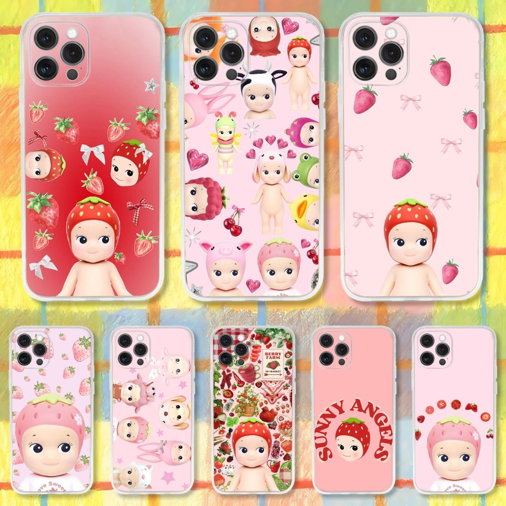Phone Accessories Like Sonny Angel - Stawberry S-Sonny A-Angel Ctue telefoonhoesje voor
