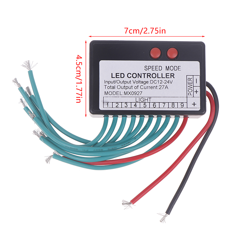 Led Flash Case - 12V-24V 4CH 9CH Enkelkleurige LED Strip