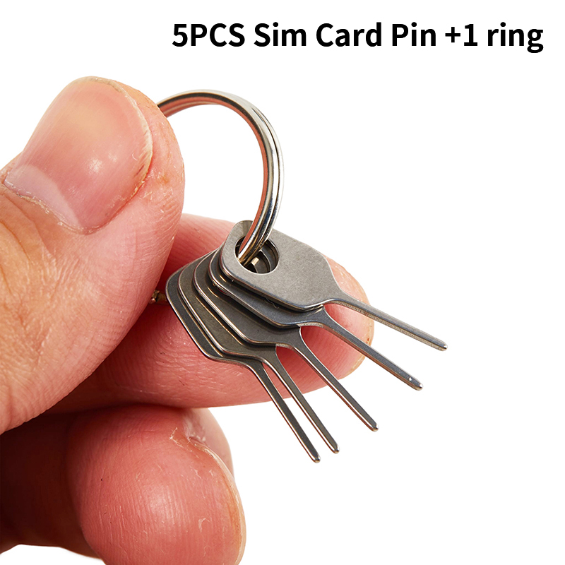 Sim Card Tool - 5 stuks SIM-kaart uitwerp pin sleutelhulpmiddel