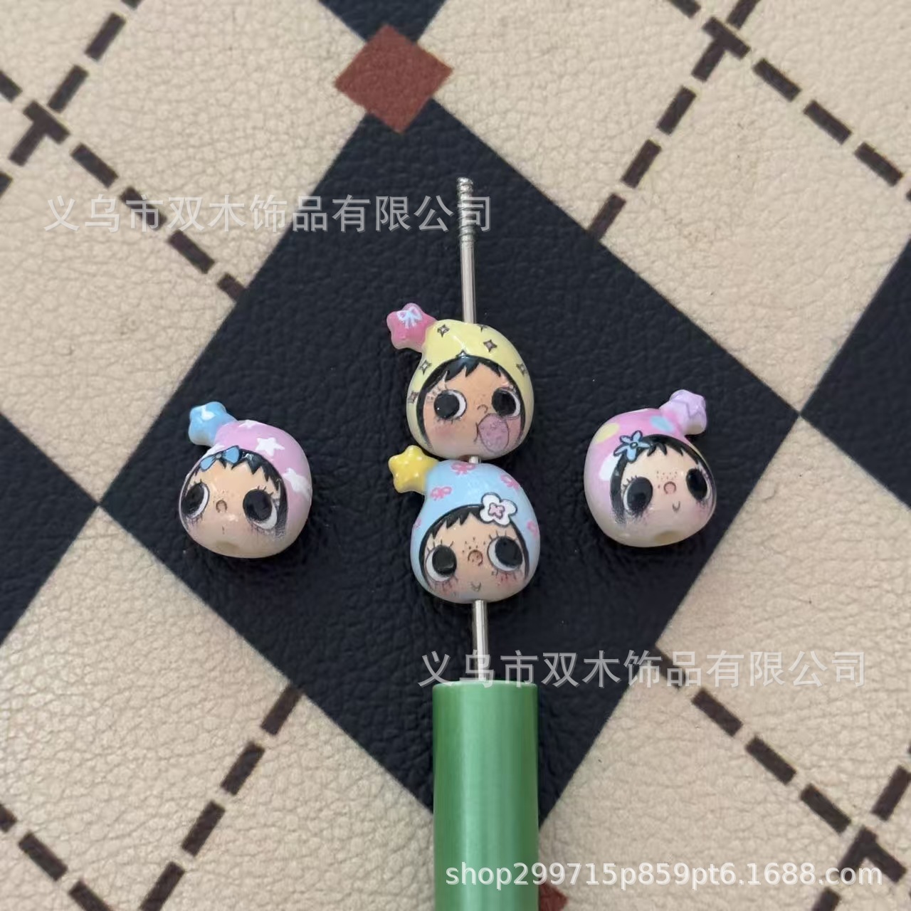 10 stuks bedrukte reliëf sterr - Phone Accessories Beads recensie en prijs
