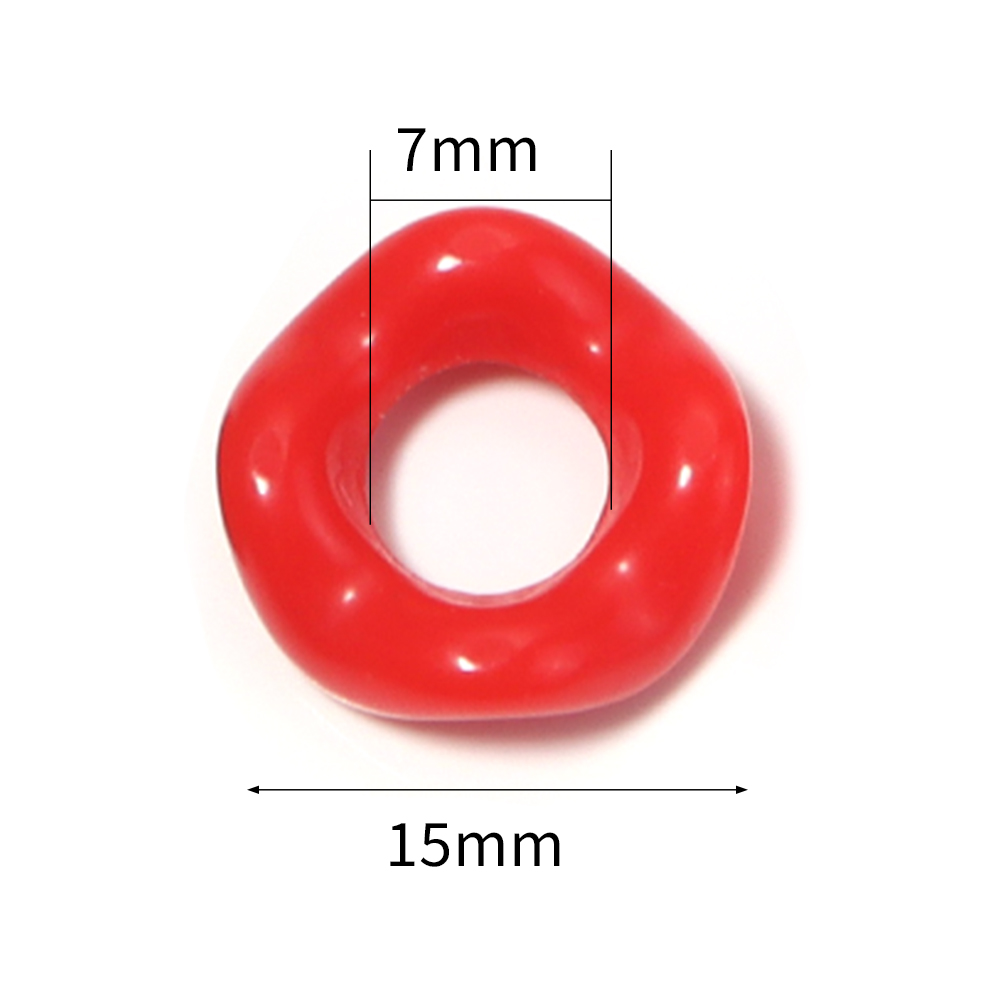 100 stuks/lot Kleurrijke Wave  - Phone Accessories Beads recensie en prijs
