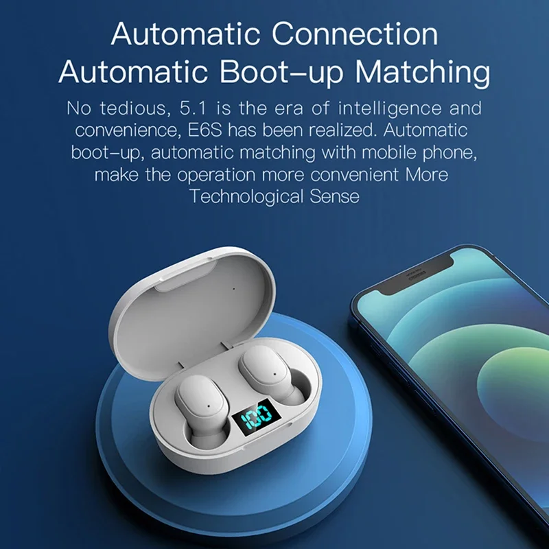 2026 Nieuwe TWS E6S Fone Bluet - Bluetooth Earphone Tws recensie en prijs