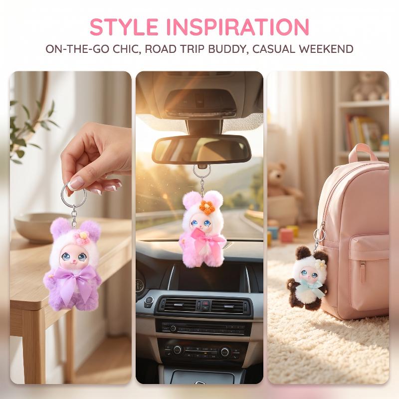 Schattige dierenpluche sleutel - Phone Accessories Charms recensie en prijs