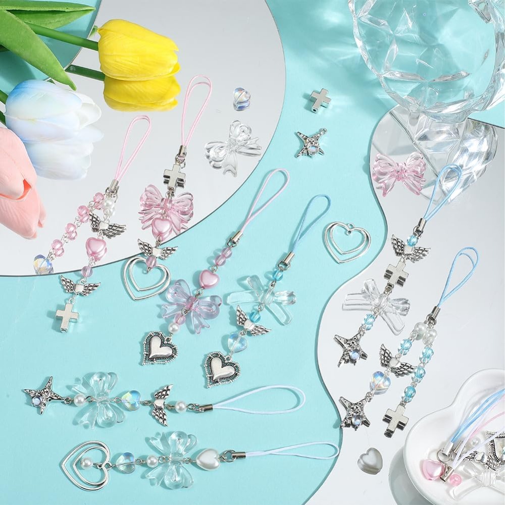 154 stuks DIY 8 sets telefoon  - Phone Accessories Beads recensie en prijs