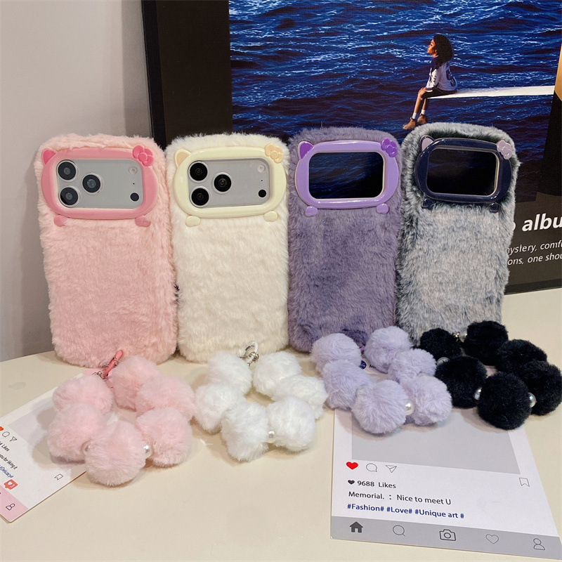 Luxe effenkleurige pluche tele - Phone Accessories Iphone recensie en prijs