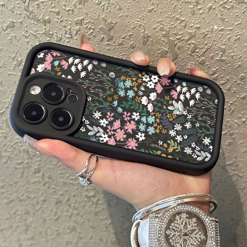 Roze hoge bamboe bloemenpatroo - Phone Accessories Iphone recensie en prijs