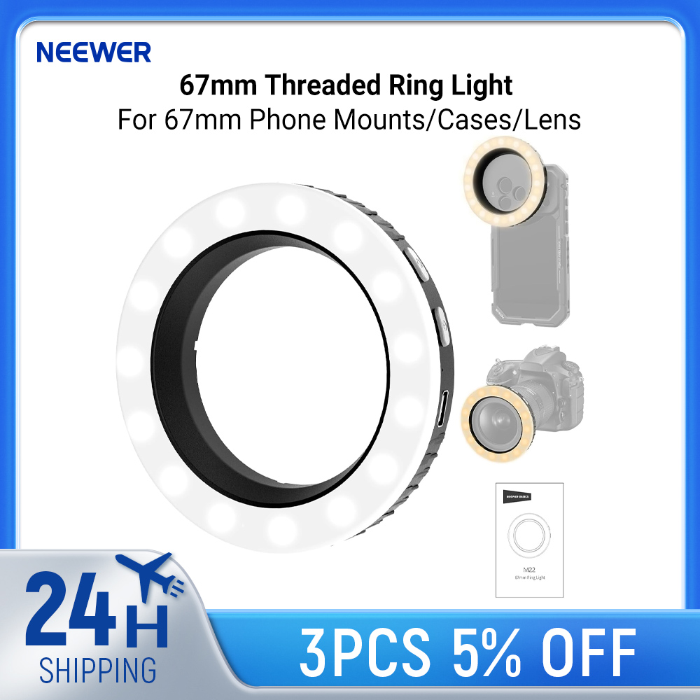 NEEWER Basics 67mm Ringlamp me - Led Flash Case recensie en prijs