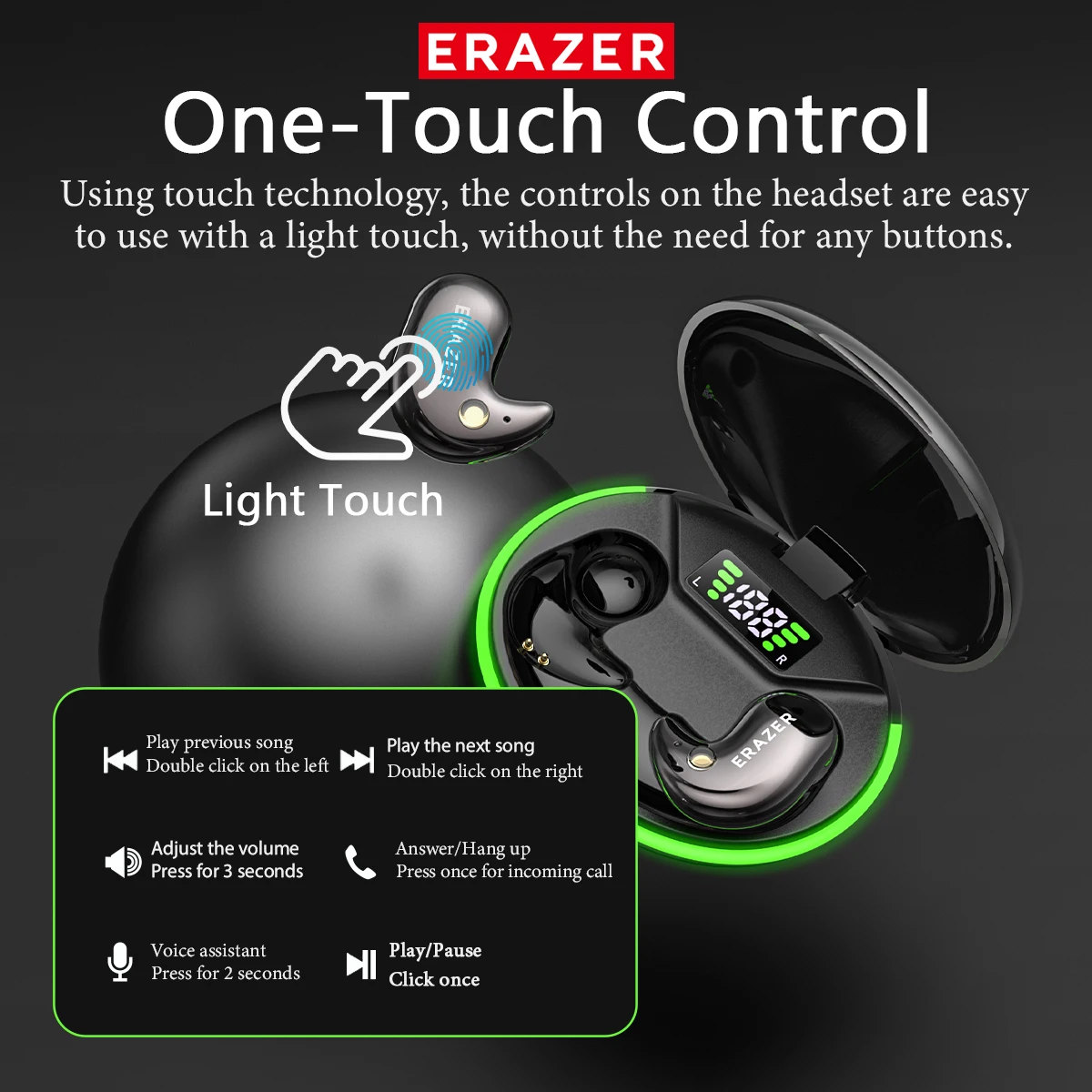 EARZER XF58 In-Ear Bluetooth H - Bluetooth Earphone Tws recensie en prijs