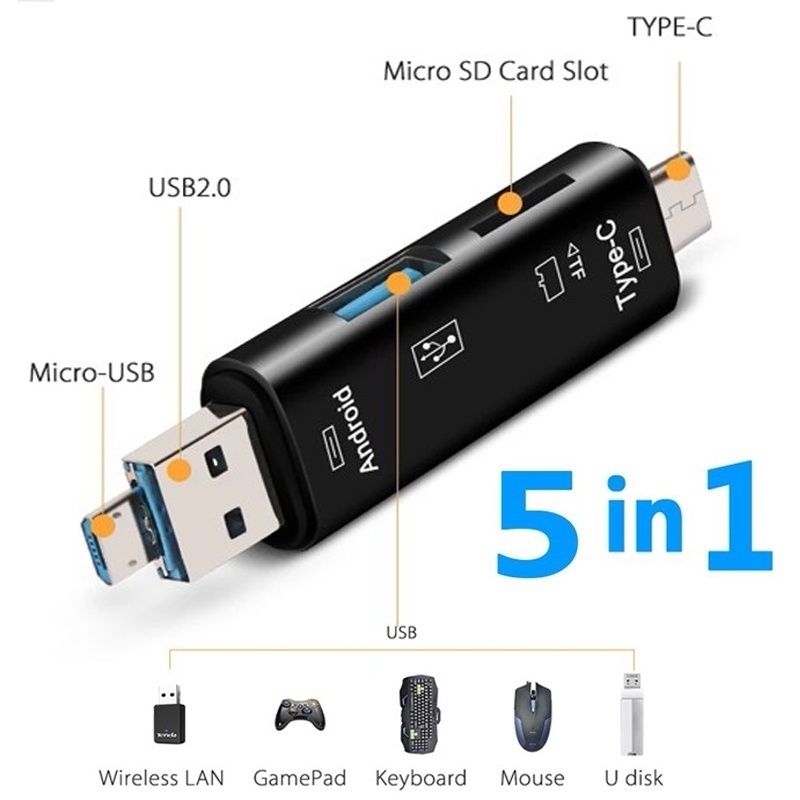 5 in 1 Multifunctionele Usb 2. - Phone Accessories Store recensie en prijs