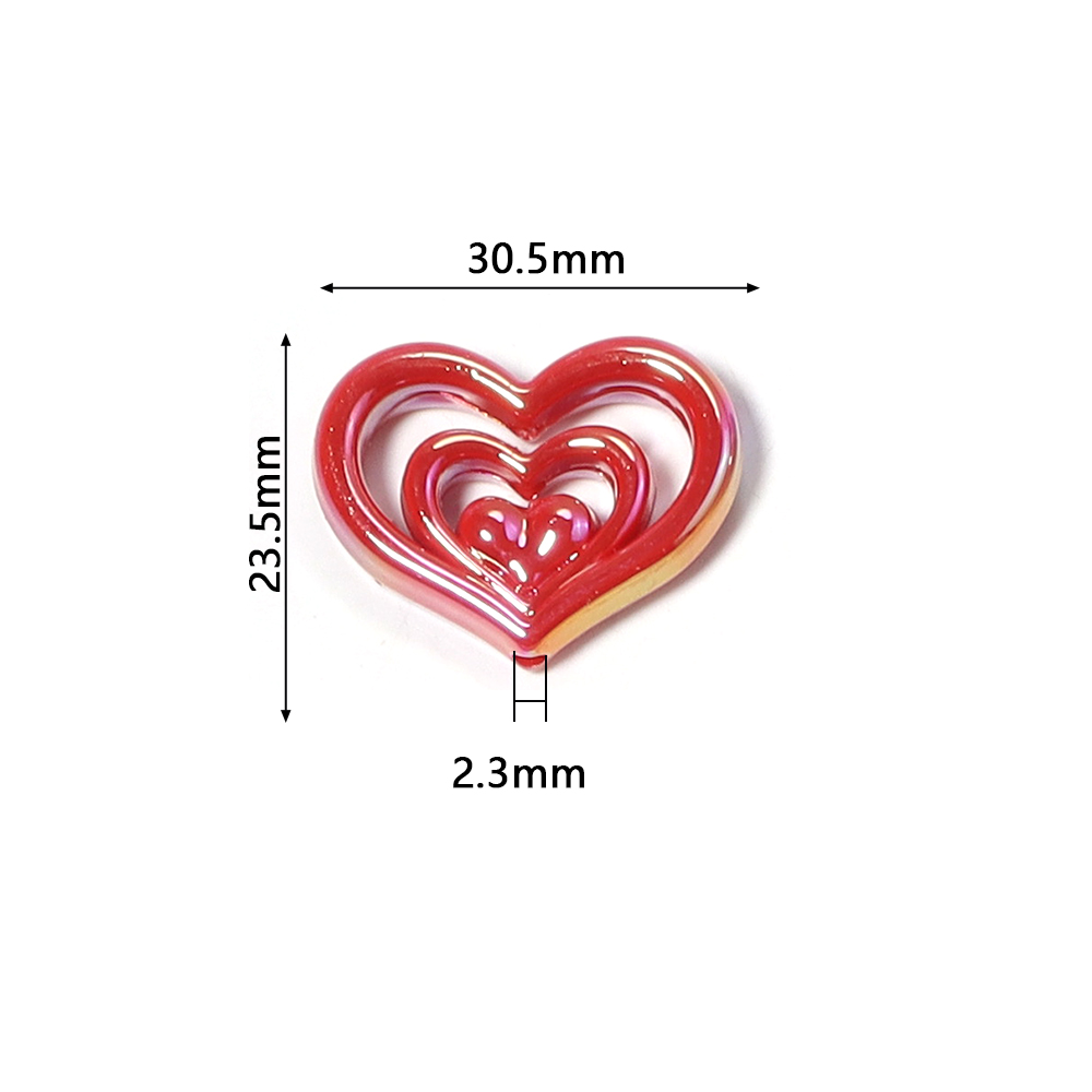 5 stks acryl holle hart kralen - Phone Accessories Beads recensie en prijs