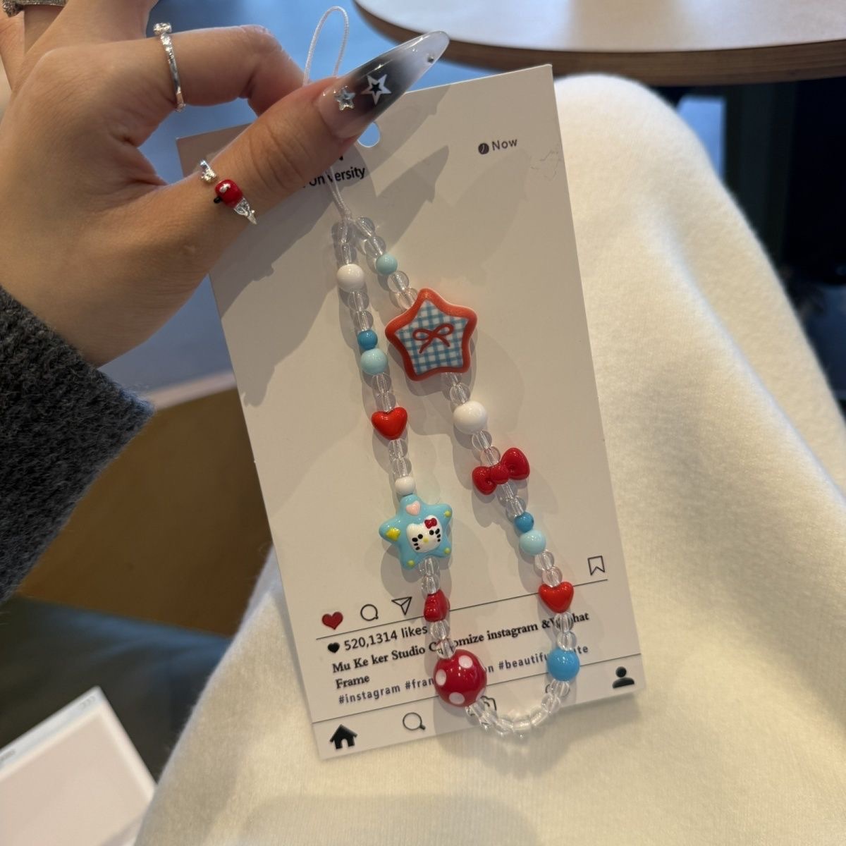 Kawaii INS Zoete Stijl Hello K - Phone Accessories Beads recensie en prijs