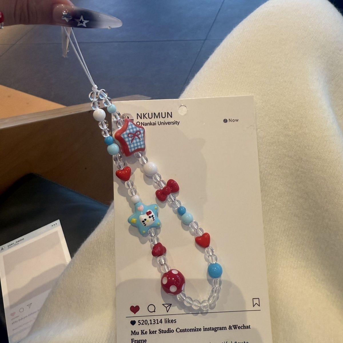 Kawaii INS Zoete Stijl Hello K - Phone Accessories Beads recensie en prijs