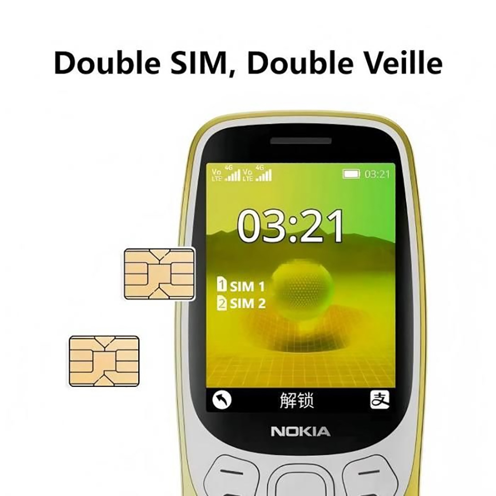 Nokia 3210 4G-telefoon 2SIM Bl - Sim Card Tool recensie en prijs