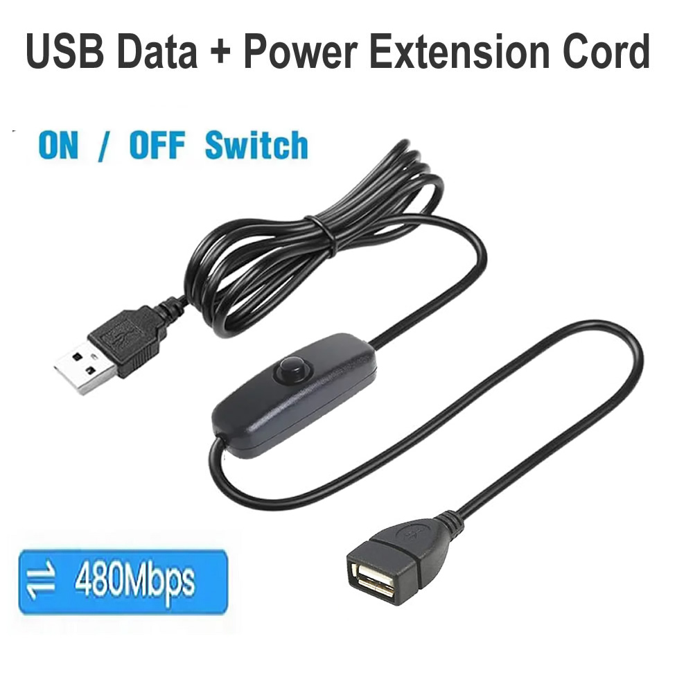 1M/2M USB man-vrouw verlengkab - Led Flash Case recensie en prijs