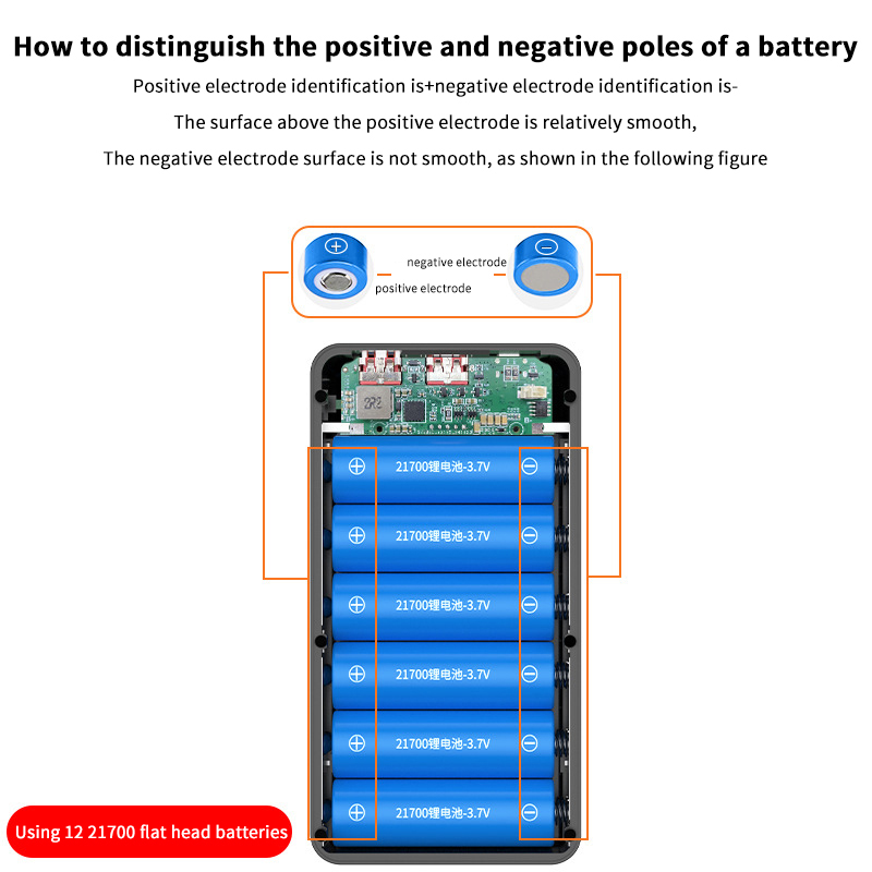 【C】12*21700 Batterijhouder 10W - Led Flash Case recensie en prijs